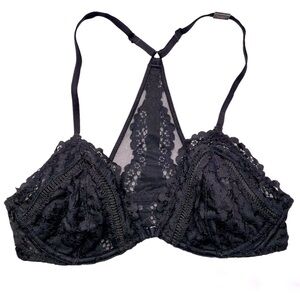 Black lace VS bra, Racerback - Women’s 34C